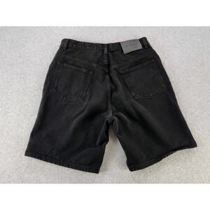 Calvin Klein 90s Fit Jean Shorts Mens 34 Black Classic Denim